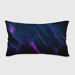 Подушка-антистресс Звёздное абстрактное фиолетовое небо, цвет: 3D-принт