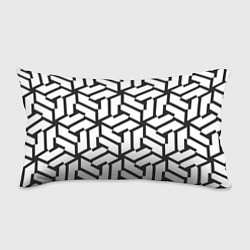 Подушка-антистресс Чёрно-белый бесконечный лабиринт, цвет: 3D-принт