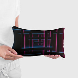 Подушка-антистресс Абстрактные неоновые панели, цвет: 3D-принт — фото 2