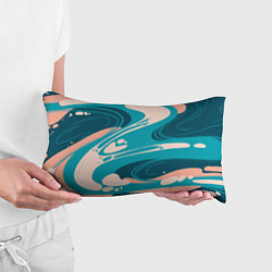 Подушка-антистресс Абстрактные разводы - текстура, цвет: 3D-принт — фото 2