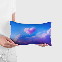 Подушка-антистресс Облако в форме сердца, цвет: 3D-принт — фото 2
