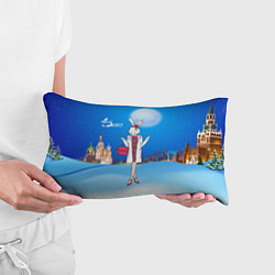 Подушка-антистресс Зайчиха на Красной площади, цвет: 3D-принт — фото 2