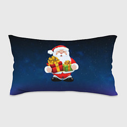 Подушка-антистресс Санта Клаус с двумя подарками