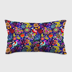 Подушка-антистресс Multicolored floral patterns