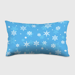 Подушка-антистресс Голубой снегопад, цвет: 3D-принт