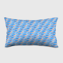 Подушка-антистресс Плывущие девушки на голубом фоне, цвет: 3D-принт