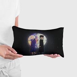 Подушка-антистресс Энид и Уэнсдэй на фоне окна, цвет: 3D-принт — фото 2