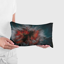 Подушка-антистресс Абстрактные волны красок и дыма во тьме, цвет: 3D-принт — фото 2