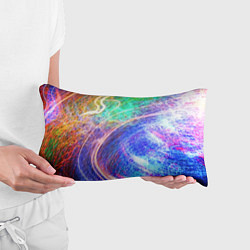 Подушка-антистресс Абстрактные разноцветные молнии, цвет: 3D-принт — фото 2