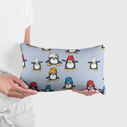 Подушка-антистресс Смешные пингвины, цвет: 3D-принт — фото 2