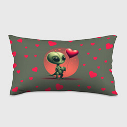 Подушка-антистресс Влюбленный инопланетянин, цвет: 3D-принт