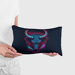 Подушка-антистресс Неоновый бык, цвет: 3D-принт — фото 2