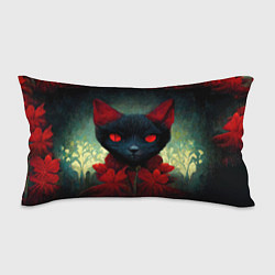 Подушка-антистресс Dark cat, цвет: 3D-принт