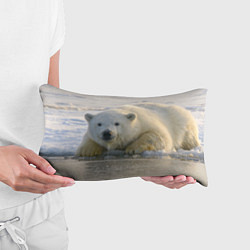 Подушка-антистресс Белый медведь ожидает, цвет: 3D-принт — фото 2