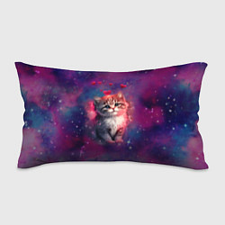 Подушка-антистресс Космически котенок, цвет: 3D-принт
