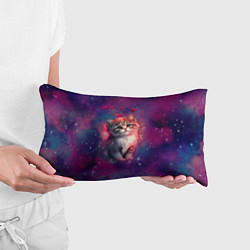 Подушка-антистресс Космически котенок, цвет: 3D-принт — фото 2
