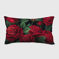 Подушка-антистресс Много красных роз, цвет: 3D-принт