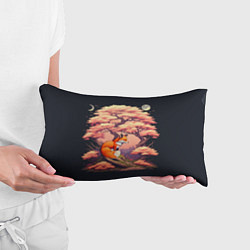 Подушка-антистресс Лиса под сакурой, цвет: 3D-принт — фото 2