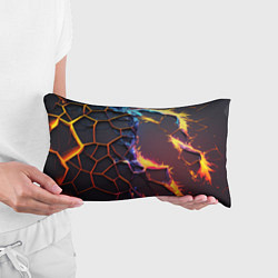 Подушка-антистресс Подорванные неоновые плиты, цвет: 3D-принт — фото 2