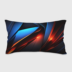 Подушка-антистресс Красно-синие элементы, цвет: 3D-принт