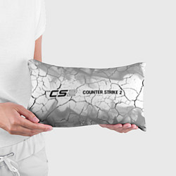 Подушка-антистресс Counter Strike 2 glitch на светлом фоне: надпись и, цвет: 3D-принт — фото 2