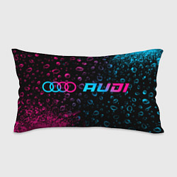 Подушка-антистресс Audi - neon gradient: надпись и символ