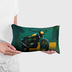 Подушка-антистресс Мотоцикл в лесу, цвет: 3D-принт — фото 2