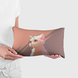 Подушка-антистресс Аниме Кот с загрузкой, цвет: 3D-принт — фото 2
