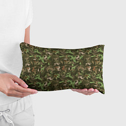 Подушка-антистресс Олени и дубовые листья - камуфляж, цвет: 3D-принт — фото 2