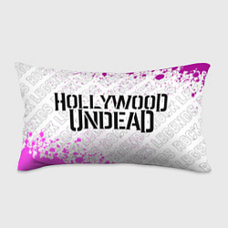 Подушка-антистресс Hollywood Undead rock legends: надпись и символ, цвет: 3D-принт