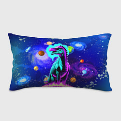 Подушка-антистресс Динозавр в космосе - неоновое свечение, цвет: 3D-принт