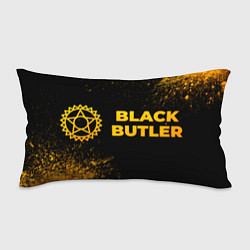 Подушка-антистресс Black Butler - gold gradient: надпись и символ