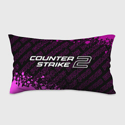 Подушка-антистресс Counter-Strike 2 pro gaming: надпись и символ, цвет: 3D-принт