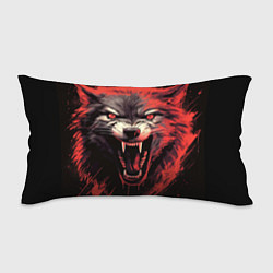 Подушка-антистресс Злой волк, цвет: 3D-принт