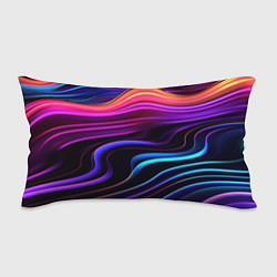 Подушка-антистресс Неоновые волны, цвет: 3D-принт