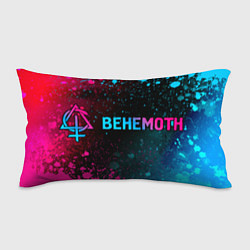 Подушка-антистресс Behemoth - neon gradient: надпись и символ