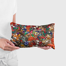 Подушка-антистресс Камни и драгоценности, цвет: 3D-принт — фото 2