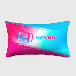 Подушка-антистресс Honda neon gradient style: надпись и символ, цвет: 3D-принт