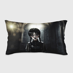 Подушка-антистресс Аниме готическая девушка в темной комнате, цвет: 3D-принт