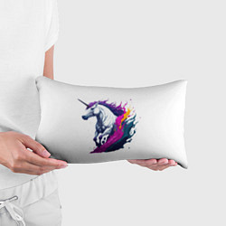 Подушка-антистресс Единорог в красках, цвет: 3D-принт — фото 2