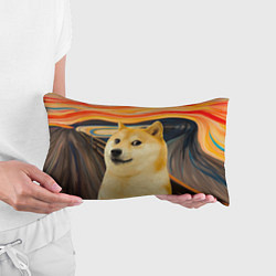 Подушка-антистресс Собака Доге пародия на Крик, цвет: 3D-принт — фото 2