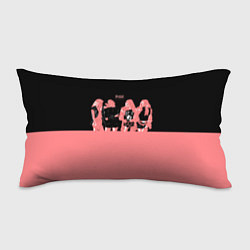 Подушка-антистресс BLACK PINK на черно-розовом, цвет: 3D-принт