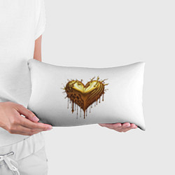 Подушка-антистресс Золотое сердце, цвет: 3D-принт — фото 2