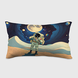 Подушка-антистресс Космонавт в ледяной пустыне, цвет: 3D-принт