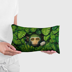 Подушка-антистресс Маленькая обезьянка в листьях, цвет: 3D-принт — фото 2