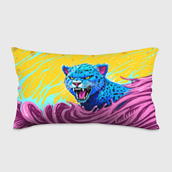 Подушка-антистресс Кислотный Леопард, цвет: 3D-принт