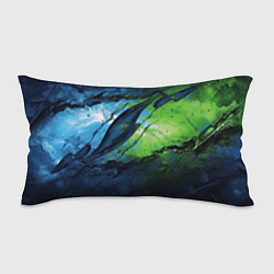 Подушка-антистресс Green blue abstract