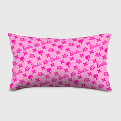 Подушка-антистресс Барби паттерн розовый, цвет: 3D-принт