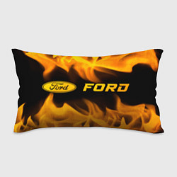 Подушка-антистресс Ford - gold gradient: надпись и символ