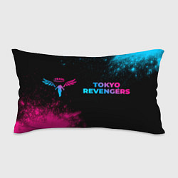 Подушка-антистресс Tokyo Revengers - neon gradient: надпись и символ